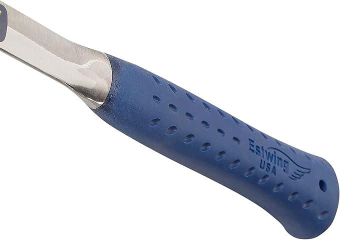 ESTWING Rock Pick - 22 oz USA Made Geology Hammer with Pointed Tip & Shock Reduction Grip - E3-23LP