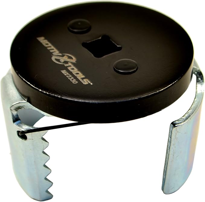 Motivx Tools Oil Filter Removal Tool - Adjustable Wrench for 2.5" - 3.25" Small Diameter Spin-On Oil Filters
