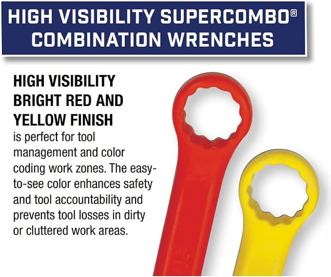 Williams JHW1226RSC Red Supercombo Combination Wrench, 13/16-Inch