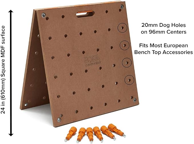 Bora Centipede Table Top Workbench Top 20mm Dog Holes MFT Work Bench Table