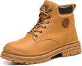 Work Boots for Men,Lightweight Breathable High Top Steel Toe Boots,Indestructible Steel Toe Shoes,Non Slip Safety Work Shoes.