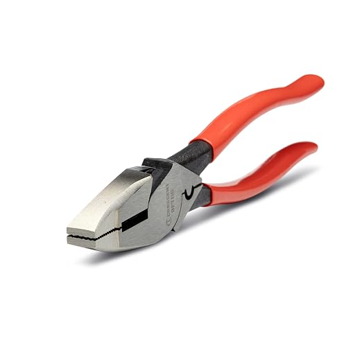 Crescent 9FTDG Linesman Wide Fish Tape Puller Dipped Plier, 9.5" Size