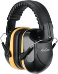 ProCase Noise Reduction Ear Muffs, Sound Proof Ear Protection, NRR 28dB Noise Cancelling Headphones for Adults Kids Autism, Hearing Protection for Shooting Gun Range Mowing -Orange