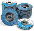 LotFancy 20PCS Flap Discs 4 1/2 for Angle Grinder, Type 29, Premium Zirconia High Density Sanding Disc Grinding Wheels, 40 60 80 120 Grit, 4.5" x 7/8"