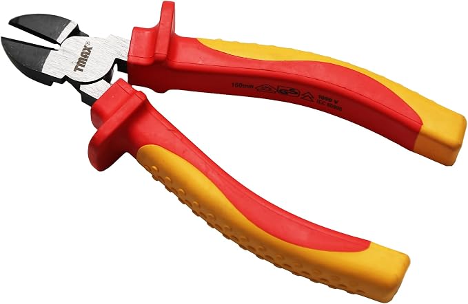 TMAX 6" 1000V VDE Insulated Electrician Diagonal Plier, Cr-V