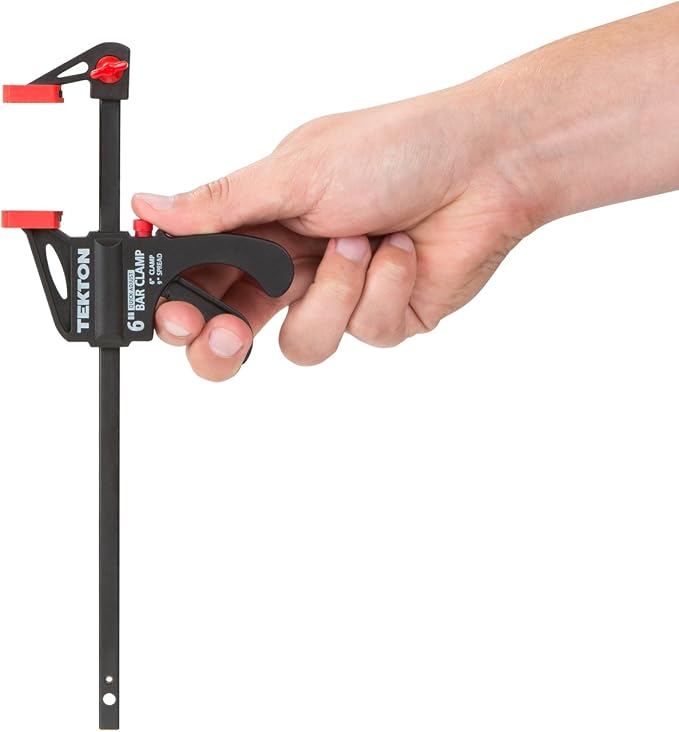 TEKTON 6 Inch Ratchet Bar Clamp / 9 Inch Spreader | 39180