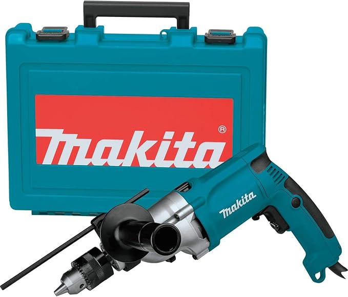 Makita HP2050-R 6.6 Amp 3/4 in. Hammer Drill with Case (Renewed)