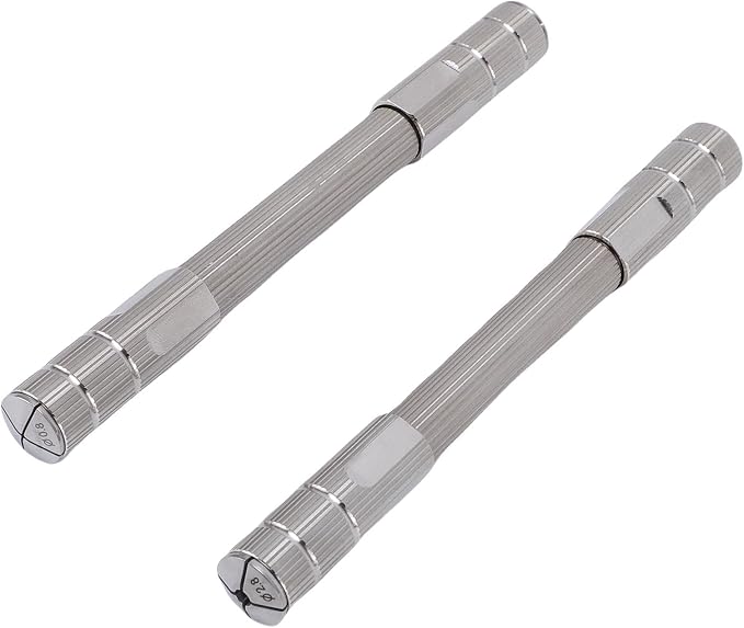 MAVIS LAVEN Pin Vise, Stainless Steel Double Ended Hand Drill for Jewelry Making and Watch Repair, 12cm Length, Versatile Tool for Fine Tasks