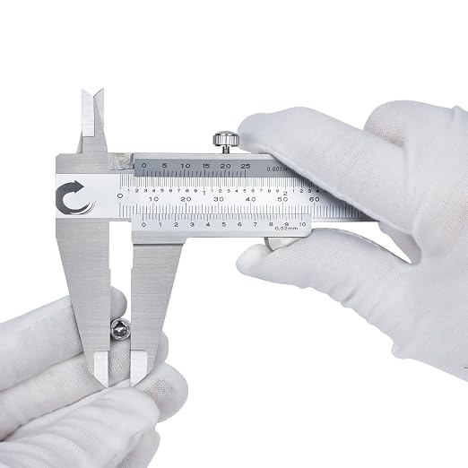 Clockwise Tools Vernier Caliper, DVLR-0805D 0-8 Inch/200 mm, Inch/Metric Conversion, Stainless Steel