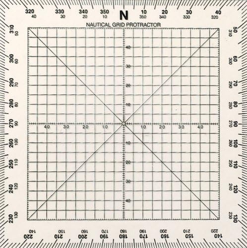 Weems & Plath Marine Navigation Square Protractor (5-Inch)