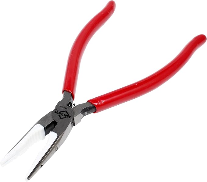 Mayhew Tools 95880 Soft Jaw Pliers, Needle Nose, Red