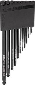 TEKTON Ball End Hex L-Key Set with, 13-Piece | KLX91102 | (0.050 - 3/8 in.), Manganese Phosphate Finish, Holder