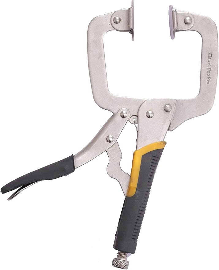 The Clamp with Larger Swivel Pads, 11 inch | Woodworking, Welding, Repairing