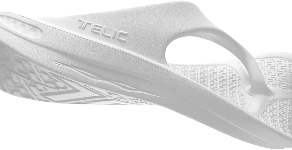 Telic Unisex Adult Energy Flip Flop Arch Support Cushioned Sandals