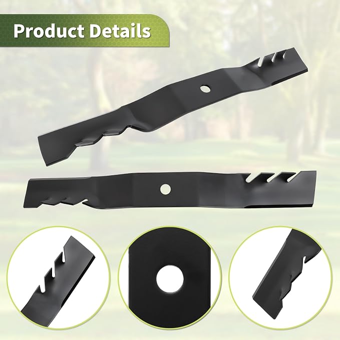 Keycci 115-2454-03 Lawn Mower Blades Compatible with to ro & Ex Mark 54" Deck, Mulching Blades Fit for to ro TimeCutter HD ZX5400 Titan MX5400 ZX5420, Replace 115-4999 115-4999-03 115-9650-03, 3 Pack