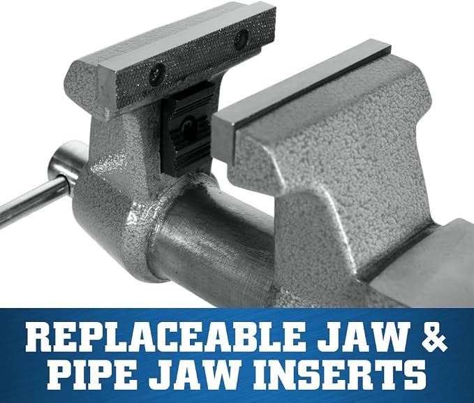 Wilton Mechanics Pro Bench Vise, 4-1/2" Jaw Width, 4" Jaw Opening, 3-1/2" Throat (Model 845M)