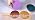 40Pcs Sanding Discs 3In 800Grit Hook and Loop Sandpapers Purple