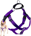 2 Hounds Design Freedom No Pull Dog Harness, 1 inch XL, Purple | Discourages Pulling, Comfortable Control Adjustable Dog Harness for Extra Large Sized Dogs, Made in USA (Leash Not Included)