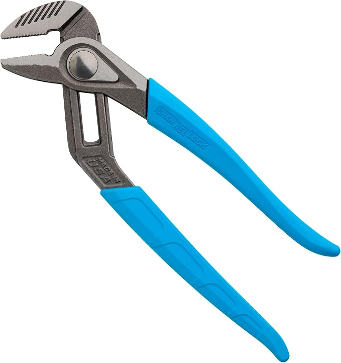 Channellock SpeedGrip Series 440X Tongue and Groove Plier, 12.05 in OAL, 2.32 in Jaw, Non-Slip Adjustment, Blue Handle
