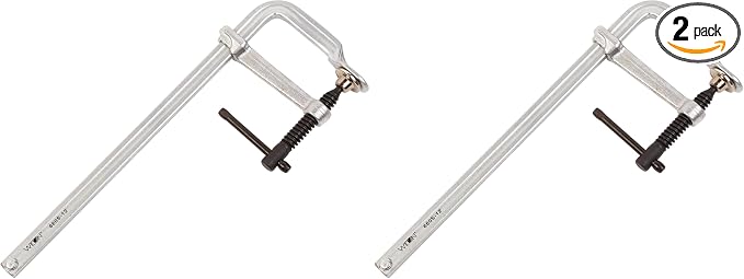 Wilton Light-Duty F-Clamp, 12" Opening, 4" Throat, 660 Lbs. Clamping Force (Model 660S-12) (Pack of 2)