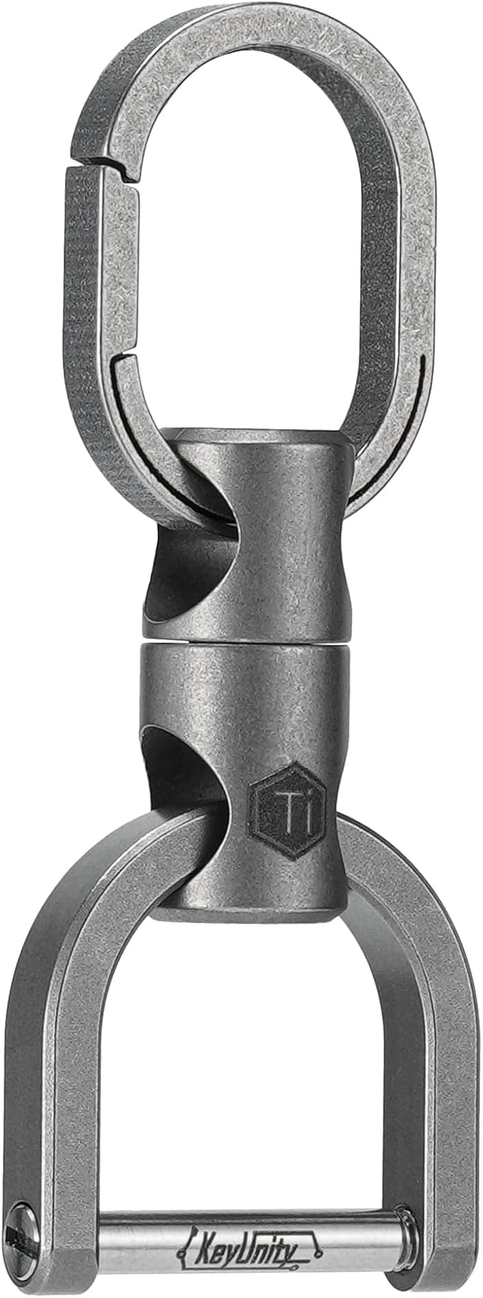 KeyUnity Titanium Swivel Key Ring Keychain Connector