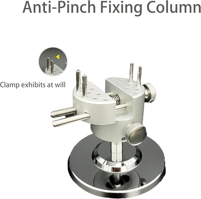 Adjustable Vise with 65mm Maximumly Opening Pin Hole Systems and 35mm Block Clamping for Flexible Workpiece Fixation Hand Tool Vise