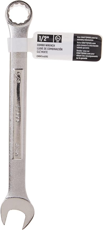 CRAFTSMAN Combination Wrench Set, SAE, 1/2-Inch (CMMT44695)