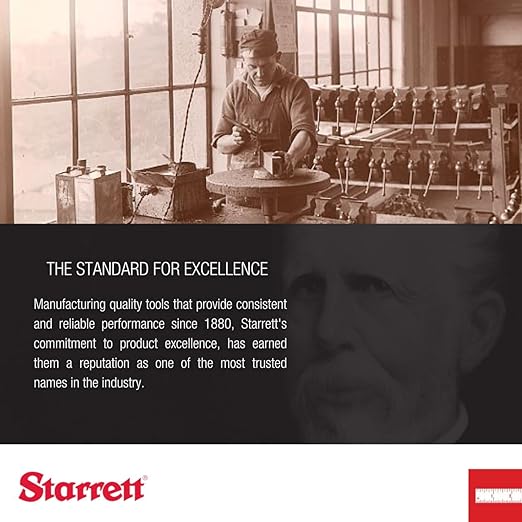 Starrett Blade Only for Combination Squares, Sets and Bevel Protractors - Ideal for Woodworking and Metalworking - 36" Length, Satin Chrome Finish, 4R Graduation - CB36-4R