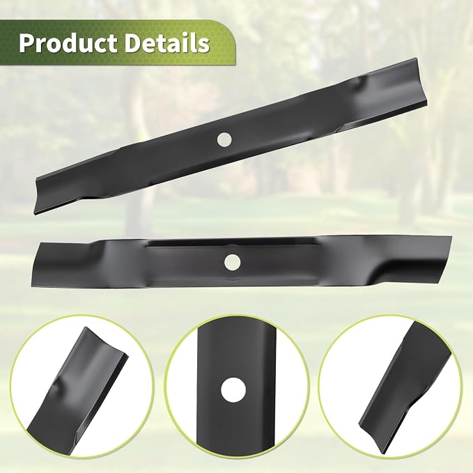 Keycci 115-2454-03 Lawn Mower Blades, Compatible with 54" Ex Mark Quest E Series Quest S Series Lawn Mower, Replace 115-4999 115-9650-03 94-1861-03 396-803 6 Pack