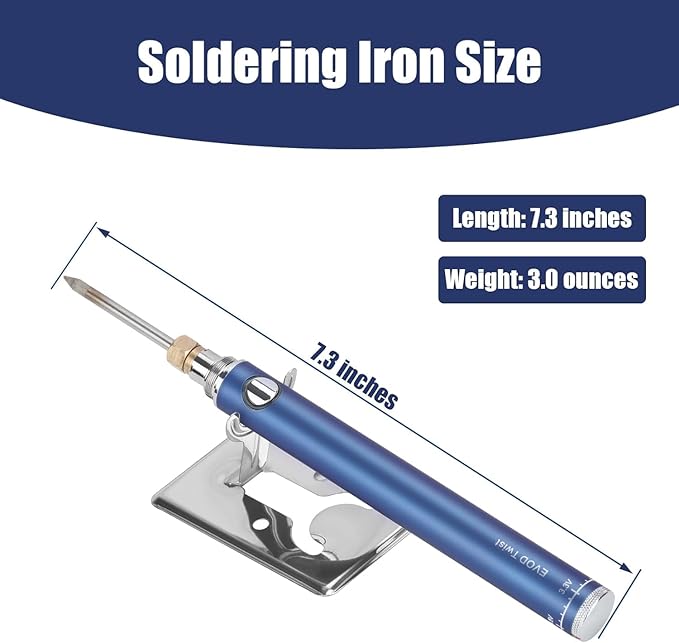 JYJZPB Cordless Soldering Iron with Built-in 1100mAh Battery, Portable and Compact, Adjustable Temperature, Household, Repair Tools, Jewelry Welding