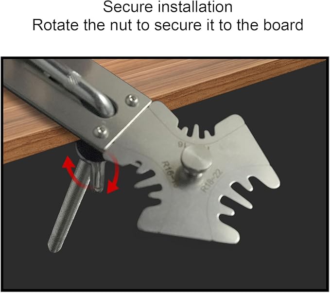 Fast Installation Tool, Alloy Steel Metal Installation Set, DIY Leather Tools with Non Fading Knob, Quick Fastening Corner Tool for