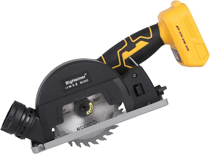 Brushless Mini Circular Saw for DEWALT 20V Battery, 4-Inch Cut-Off Tool | Tool Only, Battery and Charger Not Included, 3-Speed Control, Adjustable Cutting Depth, Wood, Metal and Tile Applications