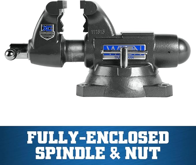 Wilton Tradesman XC Bench Vise, 8" Jaw Width, 6-3/4" Max Jaw Opening, 4-3/4" Throat (Model 1780XC)