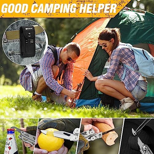 BIBURY 31-in-1 Multitool Pliers Pro,EDC Pocket Knife & Scissors-BI2045