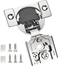 Chibery 30 Pack 3/4" Overlay 3D Soft Close Concealed Hinge for Face Frame Door, Smooth Slow Self Closing Hinges, Satin Nickel, Hidden 105° Open Angle Stainless Steel Hinge for Kitchen Cabinet Door