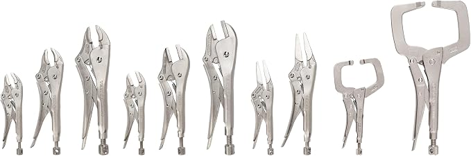 TEKTON Locking Pliers and C-Clamp Set (10-Piece) | PLK99907