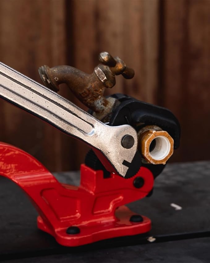 The Amigo XL (SW16-1) | 17.25" Heavy-Duty Pipe Wrench | 1/2"–1" Pipe Capacity | Forged Steel Jaws | Chrome Finish | Professional Plumbing & HVAC Tool (3-Position Flex)