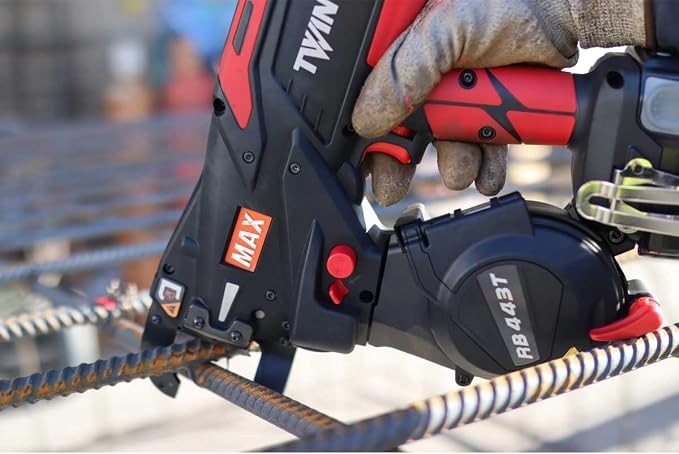 MAX RB443T TwinTier Rebar Tying Tool up to #7 x #7 with 19ga wire - replaces RB441T