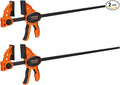 Jorgensen 24" One Hand Clamp/Spreader - 2-pack, Medium Duty, E-Z Hold Bar Clamps Set