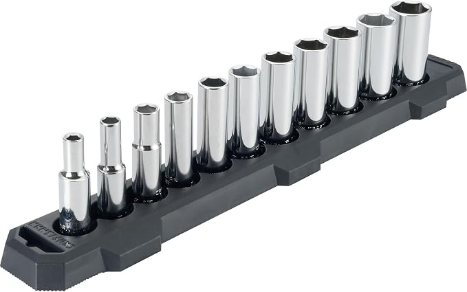 CRAFTSMAN Socket Set, SAE, 3/8" Drive, 6 Pt., 11Piece (CMMT12044)