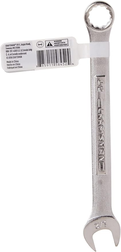 CRAFTSMAN Combination Wrench Set, SAE, 1/2-Inch (CMMT44695)