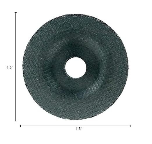 Weiler 58020 4-1/2 Inch Cutting Wheel, Tiger Zirc Steel/Metal Fast Cut & Long Life High Performance Cutting, .045" Z60T Type 27 7/8" Arbor, Pack of 25