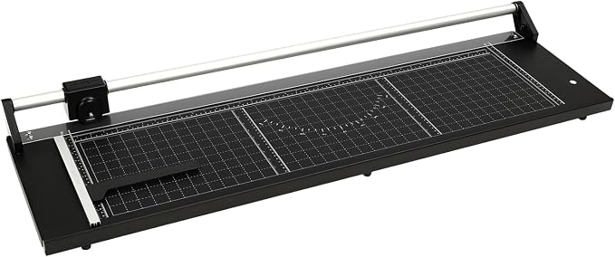 Manual Heavy Duty 36 Inch Rolling Cutter, Precision Rotary Paper Trimmer, A4 Paper Craft Cutter for Cut Gift Card, Coupon, Label, Photo, Thin Plastic Soft Board, PVC, Card Stock (36in)