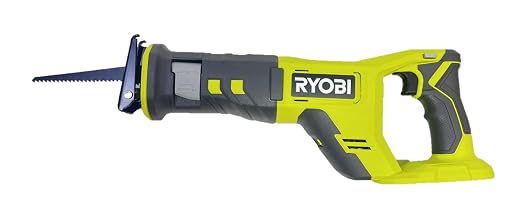 RYOBI ONE+ 18V Cordless Reciprocating Saw - 3,400 SPM Variable Speed, 1 in. Stroke Length, Tool Only (Battery Not Included) - PCL515B | Battery and Charger Sold Separately