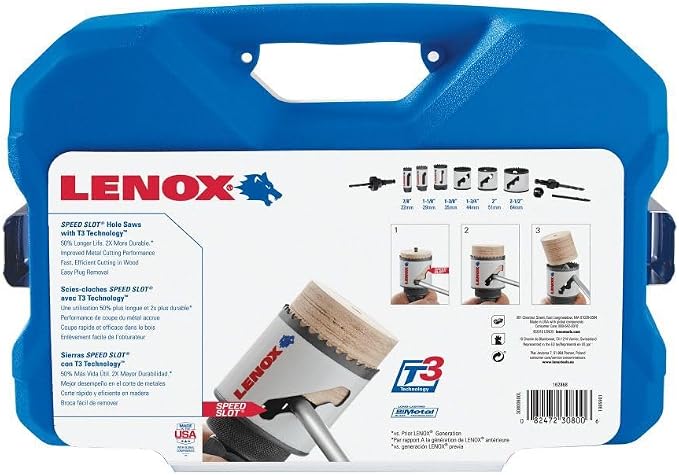 Lenox Bi-Metal Speed Slot Hole Saw With T3 Technology, Electrician