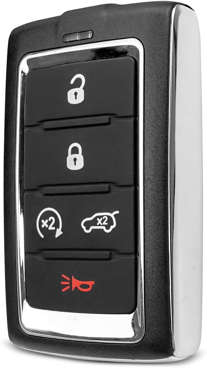 Key Fob Remote Replacement Fit for Jeep Grand Cherokee L Wagoneer 2021-2023 | 433MH Keyless Entry Remote Control Replace 68469565, 68377534 FCC ID: M3NWXF0B1