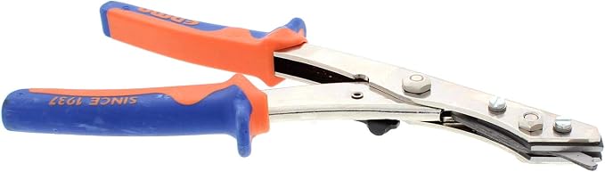 Speedway Motors Sheet Metal Nibbler Hand Tool with Adjustable Cutting Head, Precision Metal Shear for Automotive Fabrication, Bodywork & Sheet Cutting, Ergonomic Grip