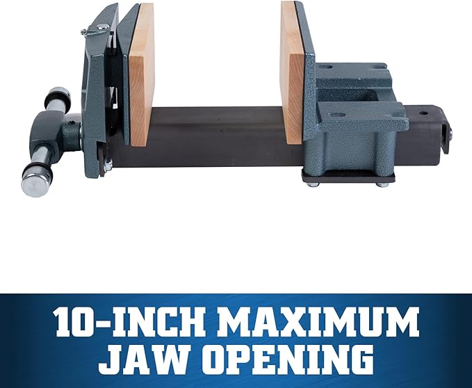 Wilton Woodworking Vise, 4" x 7" Jaw, 10" Max Jaw Opening, Rapid-Action (Model 78A)