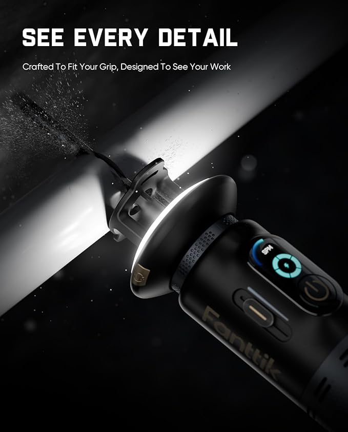 Fanttik R11 Pro Brushless Cordless Mini Reciprocating Saw, 0–2200 SPM Variable Speed, Type-C Fast Charging, Tool-Free Blade Change, 5-Blade Kit for Wood & PVC