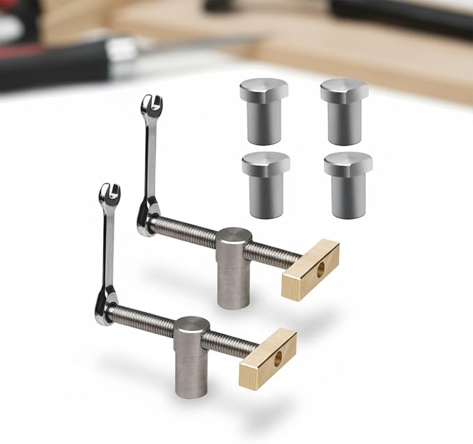 Generic Bench Dog Clamp Stainless Steel Carpentry Bench Workbench Stop Hold Carpentry Clamp for Workshop
